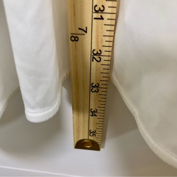 Lafayette 148 Jessie Crystal Oversized‎ White Poplin Shirt Tunic Top Sz XXL EUC - Picture 14 of 15